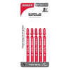 Diablo 3-5/8 in. Bi-Metal T-Shank Thick Metal Jig Saw Blade 12 TPI 5 pk
