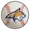 Montana State University Baseball Rug - 27in. Diameter