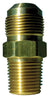 JMF 15/16 in. Flare x 1/2 in. Dia. Male Brass Gas Adapter (Pack of 2)