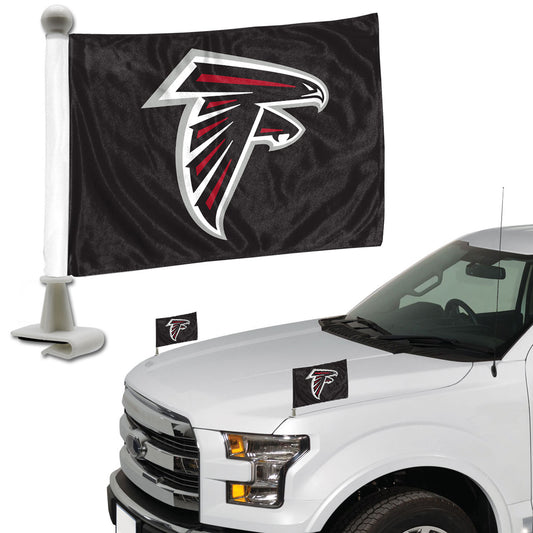 NFL - Atlanta Falcons Ambassador Car Flags - 2 Pack