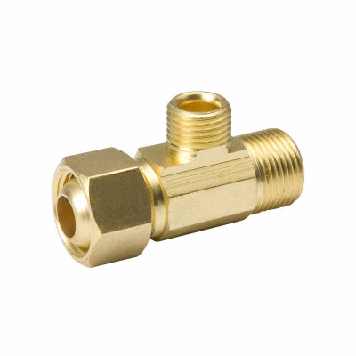 BK Products ProLine 3/8 in. Compression Sizes X 3/8 in. D MPT Brass Tee