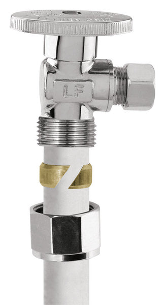 Plumb Pak 1/2 in. PEX in. X 1/4 in. Compression Brass Angle Valve - Deal of The Week