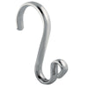 InterDesign Chrome Silver Metal Axis Shower Curtain Rings (Pack of 4)