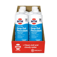 HTH Pool Care Liquid Flocculant 32 oz (Pack of 6)