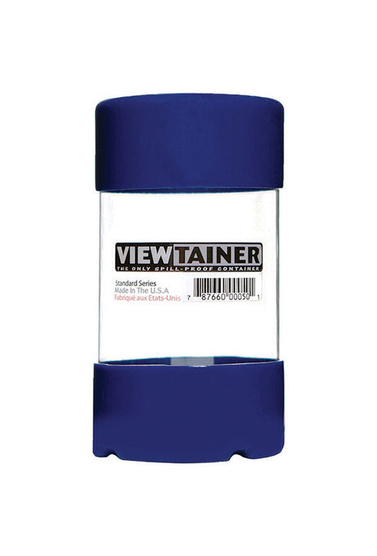 Viewtainer 3 in. L x 3 in. W x 5 in. H Slit Top Container Plastic Blue (Pack of 15)