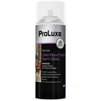 ProLuxe Semi-Gloss Clear Oil-Based Alkyd Wood Finish Lacquer Spray 12.25 oz (Case Of 6)