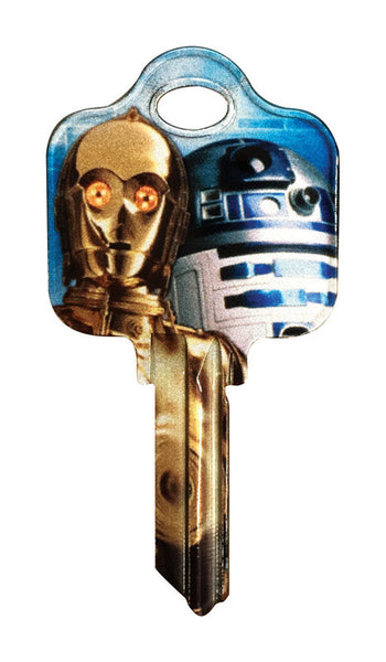 Llave en blanco universal para casa/candado de Droids de Star Wars de Hillman (paquete de 5).