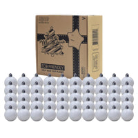 Hey Buddy Hey Pal Treemendous White Ball Ornament 2.35 in.