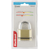Kwikset 2 In. Zinc Combination Padlock with Resettable 4-Digit Lock and Hardened Steel Shackle Gold