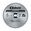 Oldham  12 in. Dia. x 1 in.  Carbide Tipped  Circular Saw Blade  80 teeth 1 pk