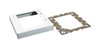 Legrand Square Steel 2 gang Electrical Box Ivory