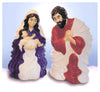 Union Products Multicolored Nativity Blow Mold Set Christmas Decoration 28 H in.