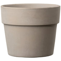 Deroma 3.62 in. H X 4.3 in. D Clay Cachepot Graphite (Pack of 20)