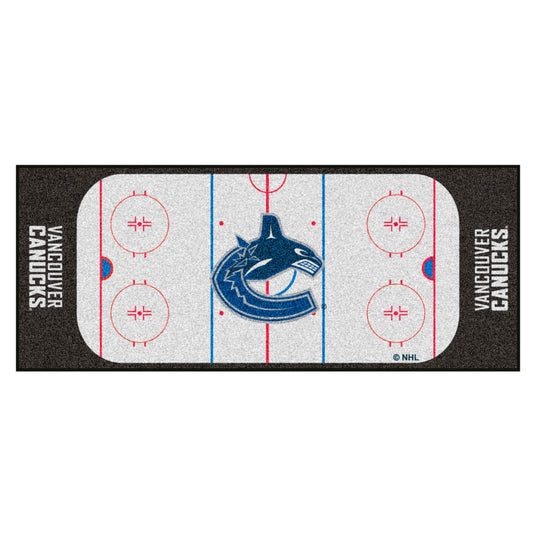 NHL - Vancouver Canucks Rink Runner - 30in. x 72in.