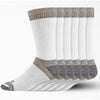 Dickies Dri-Tech Men's 6-12 Cushion Crew Socks White (Pack of 2)