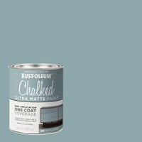 Rust-Oleum Chalked Ultra Matte Blue Harbor Water-Based Acrylic Chalk Paint 30 oz (Pack of 2)