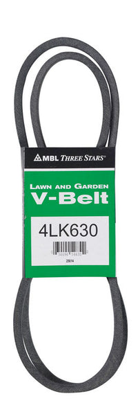 Mitsuboshi Super KB 4LK630 V-Belt 0.5 in. W X 63 in. L For Riding Mowers