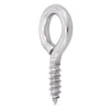 Hampton 11/32 in. Dia. x 2-5/8 in. L Polished Stainless Steel Screw Eye 200 lb. 1 pk (Pack of 10)