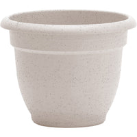 Bloem Ariana Planter 16 in. Dia. Plastic Flower Pot Vanilla Bean
