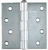 National Hardware 4 in. L Zinc-Plated Broad Hinge 1 pk - Open Box