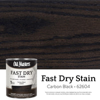 Old Masters Semi-Transparent Flat Carbon Black Oil-Based Alkyd Fast Dry Wood Stain 1 qt (Pack of 4)