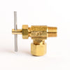 1/4 in. 1/8 in. Brass Angle Compression Valve (Pack of 5)