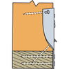Simpson Strong-Tie 5-1/16 in. H X 1 in. W X 3.5 in. L Galvanized Steel Stud Plate