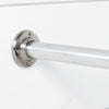 Zenith Products Shower Rod 60 in. L Chrome Silver