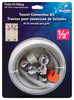 SharkBite 1/2 in. Push Fit X 1/4 in. D Push to Fit 10 ft. Stainless Steel Installation Kit