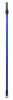 Ettore Telescoping 60 in. L X 1.25 in. D Aluminum Extension Pole Blue