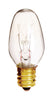 Satco 7 W C7 Nightlight Incandescent Bulb E12 (Candelabra) Soft White (Pack of 20)