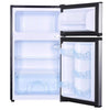 Avanti 3.1 cu ft Black/Silver Stainless Steel Compact Refrigerator 320 W