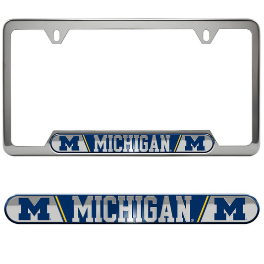 University of Michigan Embossed License Plate Frame