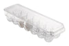 InterDesign 3 in. H x 14.5 in. L Clear Plastic Egg Holder (Pack of 6)