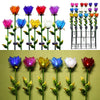 Alpine Glass Multi-color 33 in. H Tulip Petals Outdoor Garden Stake (Pack of 18)