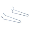 Crawford Zinc Plated Silver Steel 4.5 in. Peg Hooks 2 pk