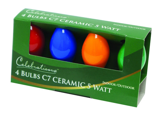 Celebrations Incandescent Multicolored Replacement Bulb