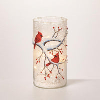 Sullivans Cardinal Cylinder Lighted Table Decor (Pack of 6)