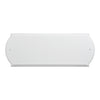 Hillman White Wood Paintable Address Plate (Pack of 3)