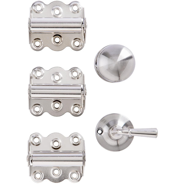 V321SN Vinyl / Wood Screen Door Kit - Satin Nickel