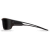 Edge Eyewear Kazbek Polarized Safety Glasses Smoke Lens Black Frame 1 pc.
