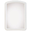 Erias 22 in. H x 16 in. W White Plastic Wall Mirror (Pack of 6)