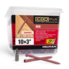 Deck Plus No. 10  x 3 in. L Star Flat Head Composite Deck Screws 5 lb.