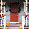 Celebrations Orange/Purple 50 ct 9 ft. LED Prelit Black Skull Garland (Pack of 4)