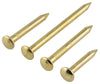 Hillman 1 in. L Bendless Brass-Plated Steel Nail Smooth Shank Oval (Pack of 12)