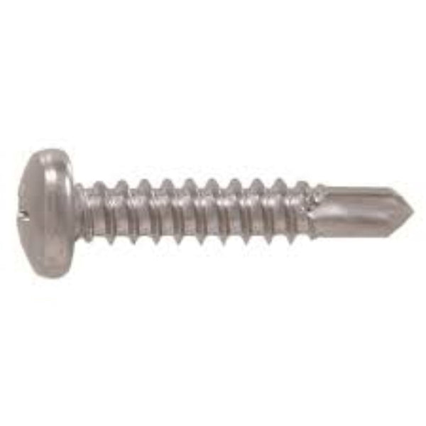 Tornillos para chapa metálica con cabeza plana Phillips Grip-Rite Pro-Twist No. 8 x 1 pulg. L, 1 lb.
