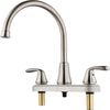 Innova Two Handle Brushed Nickel Kitchen Faucet