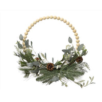Decoris 15.75 in. D Modern Wreath (Pack of 8)