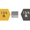STZ Industries 1-1/4 in. FIP each X 1-1/4 in. D FIP Black Steel Coupling
