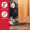 M-D Building Products Light and Sound White Vinyl Door Bottom For Doors 32 in. L X 1.38 in.